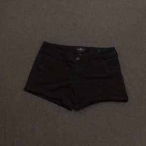American eagle black shorts